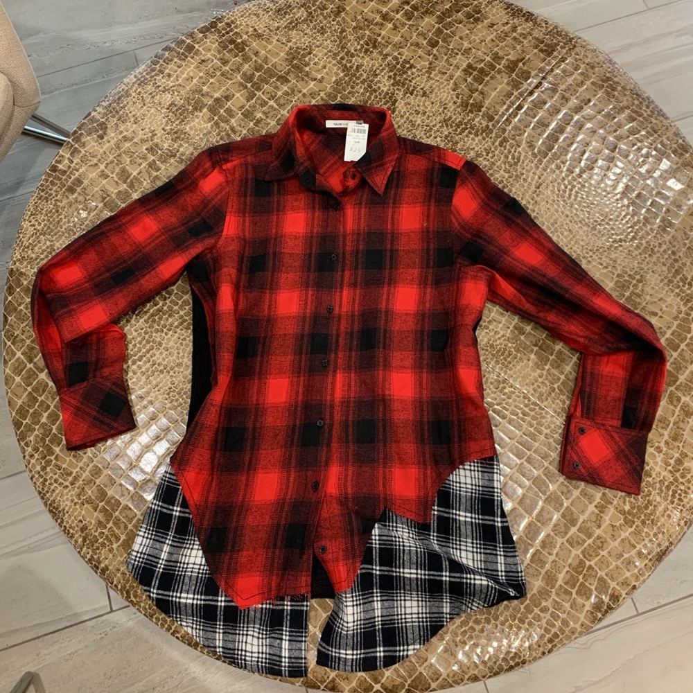 Maude vivante button up flannel